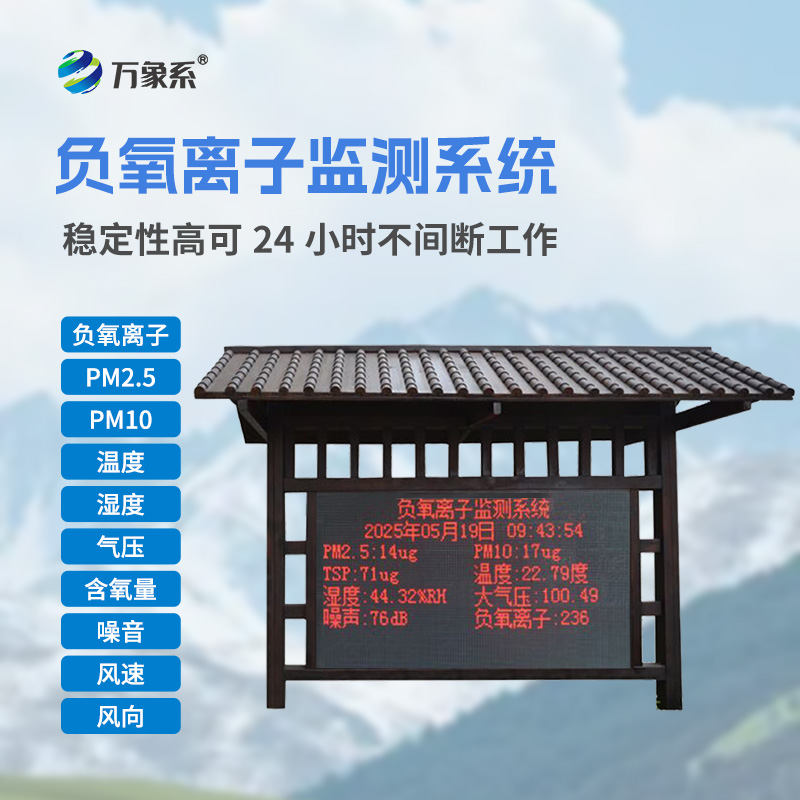 國產全自動負氧離子在線監測系統